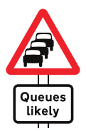 Traffic queues likely ahead