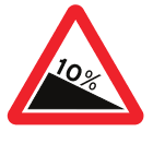 Steep hill downwards