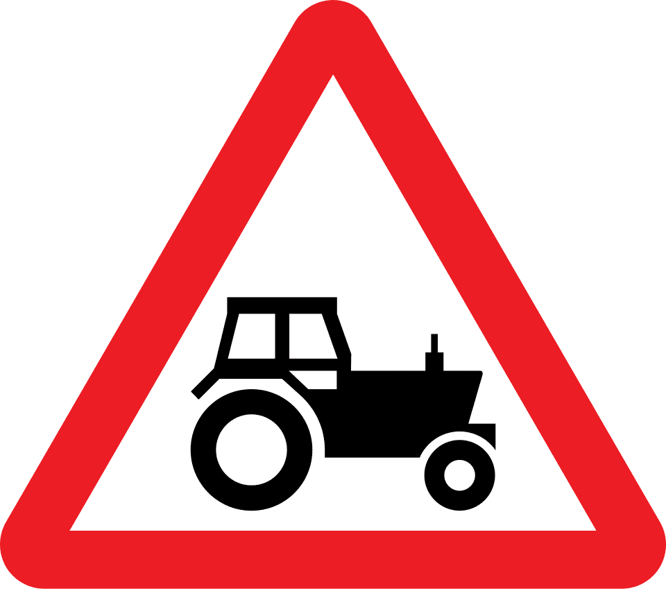 Tractors ahead