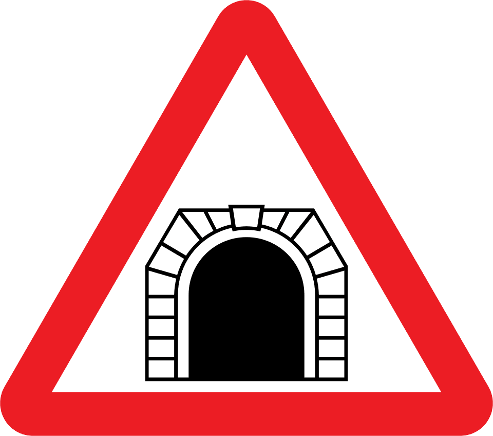 Tunnel ahead