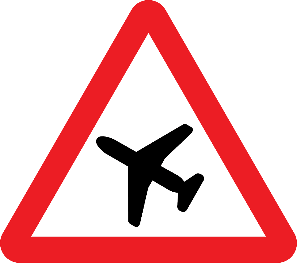 Low-flying aircraft or sudden aircraft noise