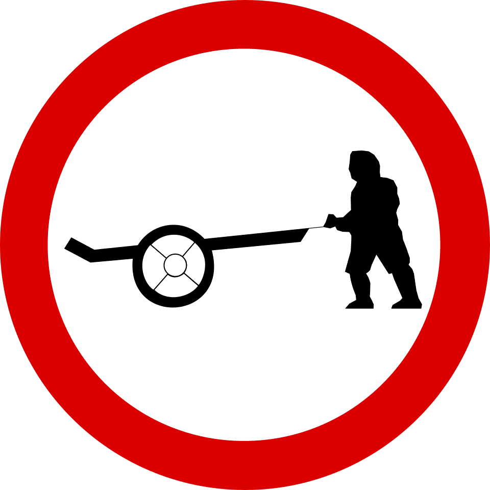No wheelbarrows