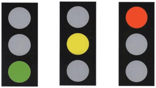 RED means 'Stop'