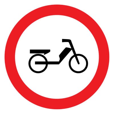 No Entry for Mopeds