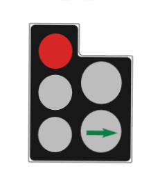 Green arrow light