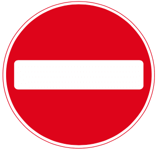No entry for vehicular traffic