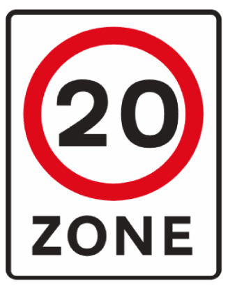 20 mph zone