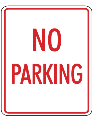 No parking