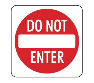 Do not enter