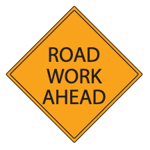 Warning sign in Temporary Tra c Control Zone