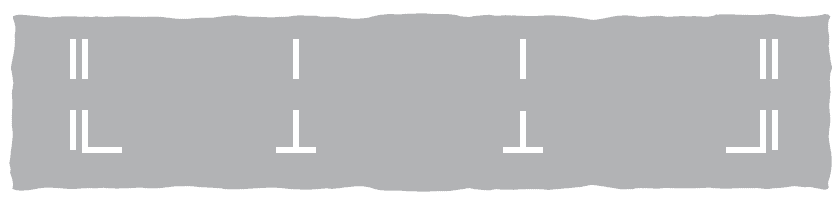 Parking bay marking (roadside)