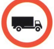 No goods vehicles