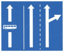 Bus lane on left (variant)