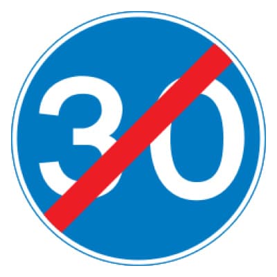 End of Minimum Speed Limit