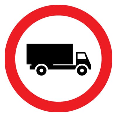 No Heavy Goods Vehicles