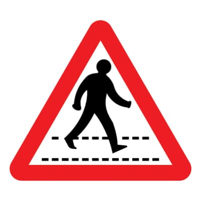 Pedestrian Crossing Ahead