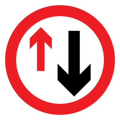 Priority to Opposite Direction