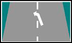 White Arrow Lane Marking